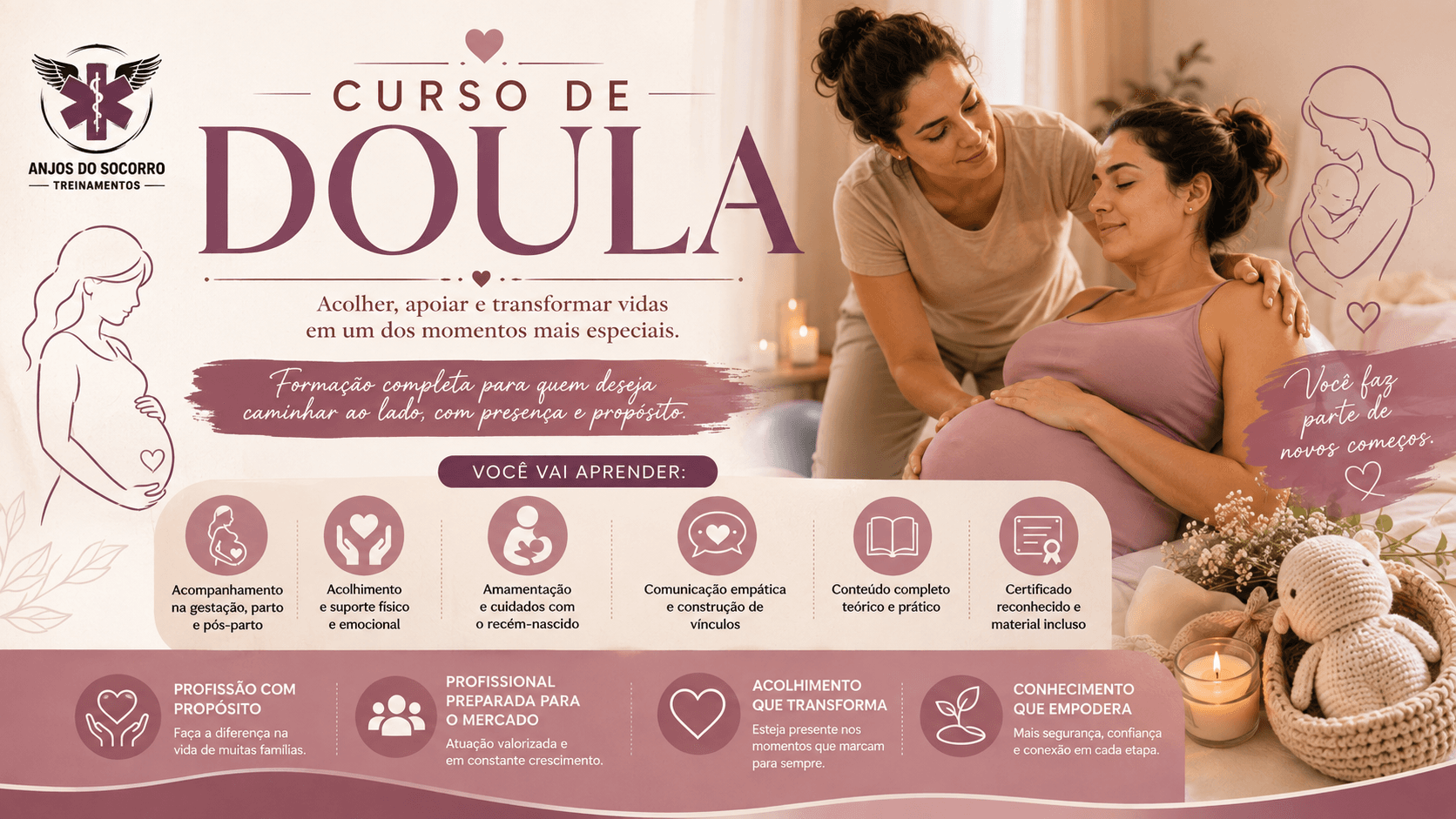 Apresentação do curso CURSO BÁSICO DE DOULA