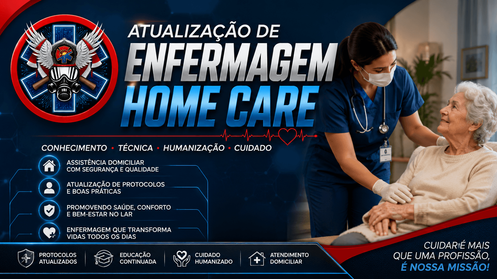 Apresentação do curso CURSO DE ATUALIZAÇÃO HOME CARE