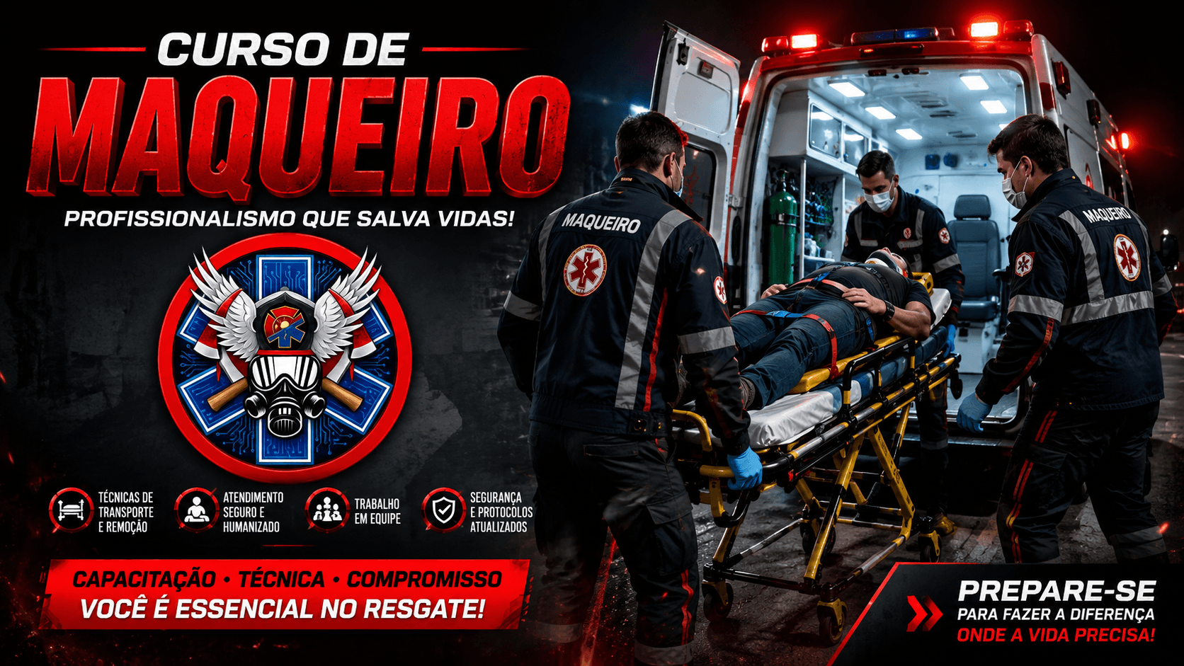 Apresentação do curso CURSO DE MAQUEIRO ONLINE