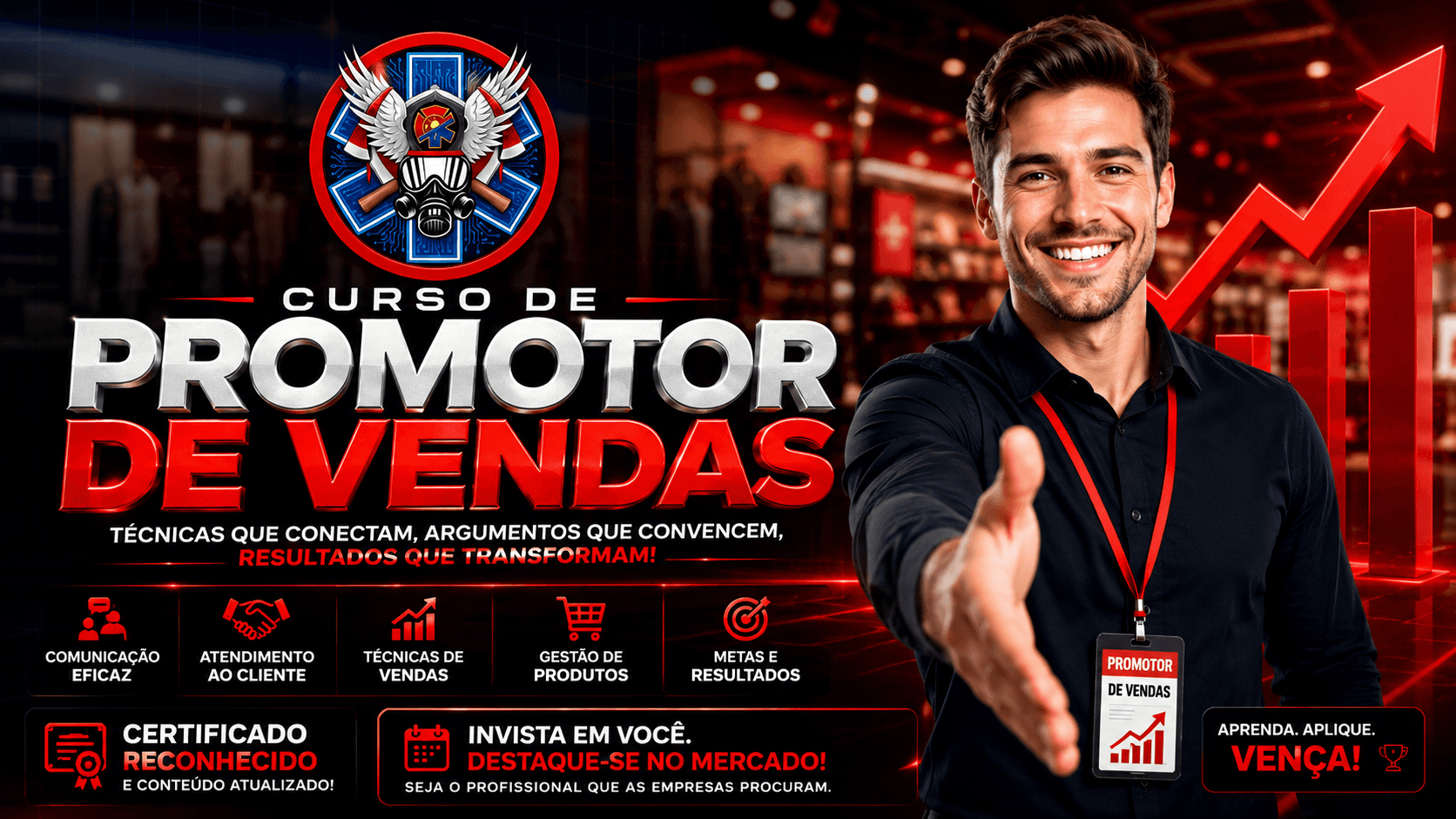 Apresentação do curso PROMOTOR DE VENDAS