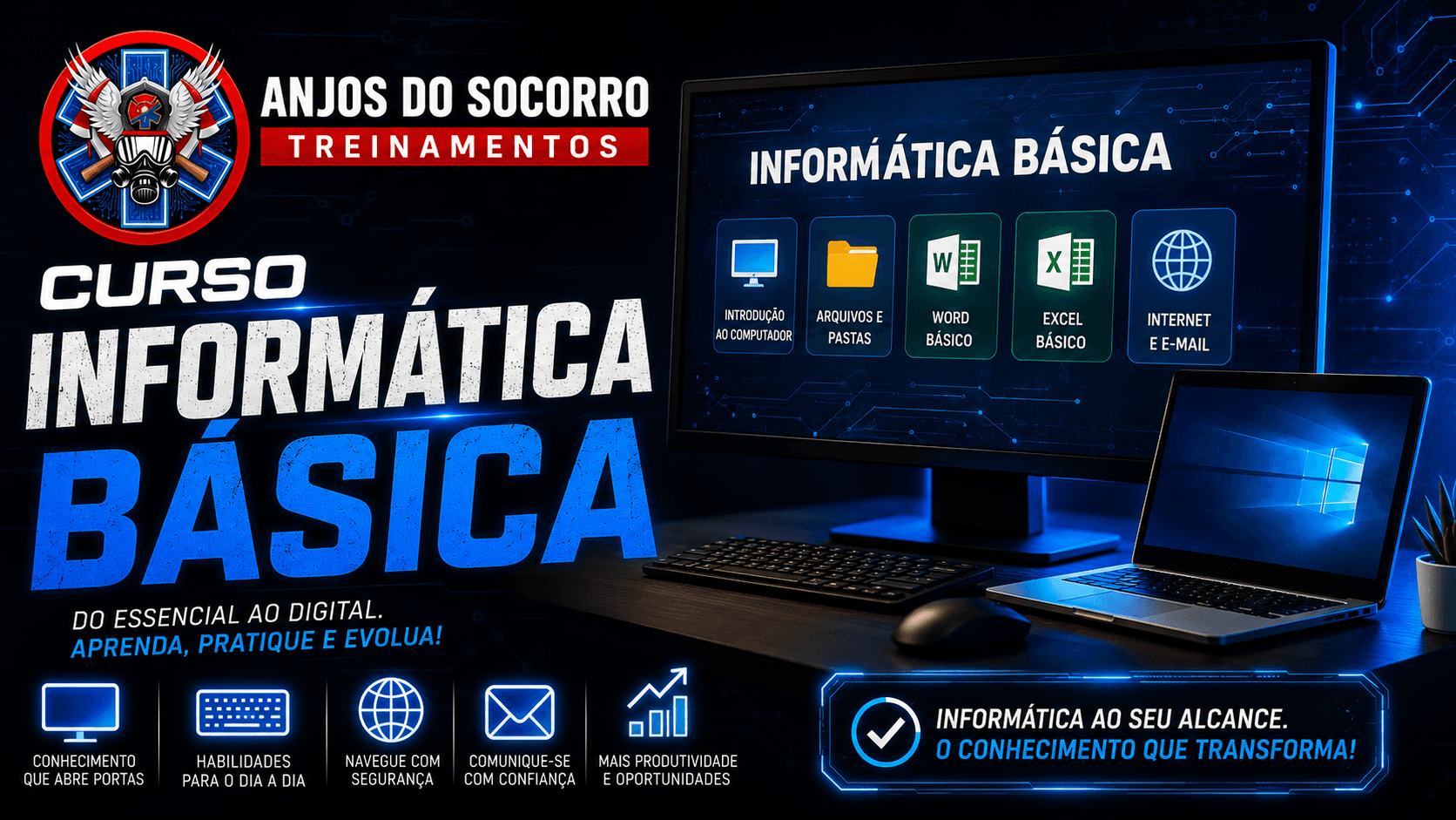 Apresentação do curso CURSO DE INFORMÁTICA BÁSICA
