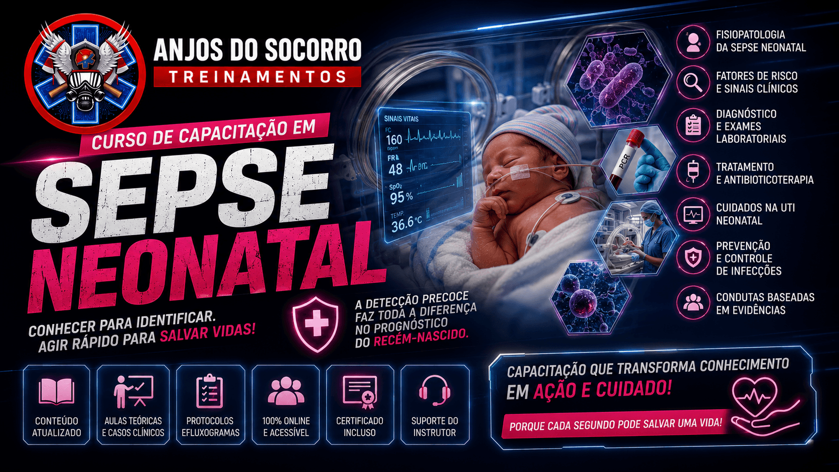 Apresentação do curso CURSO DE CAPACITAÇÃO EM SEPSE NEONATAL
