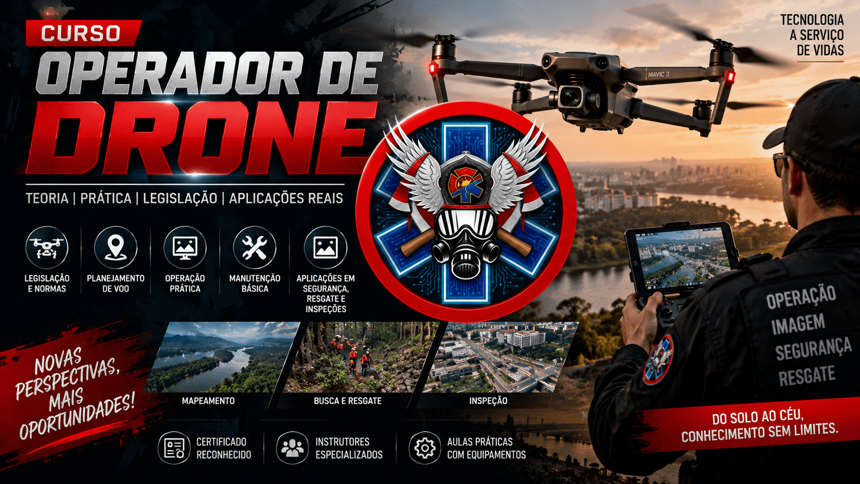 Apresentação do curso CURSO OPERADOR DE DRONE