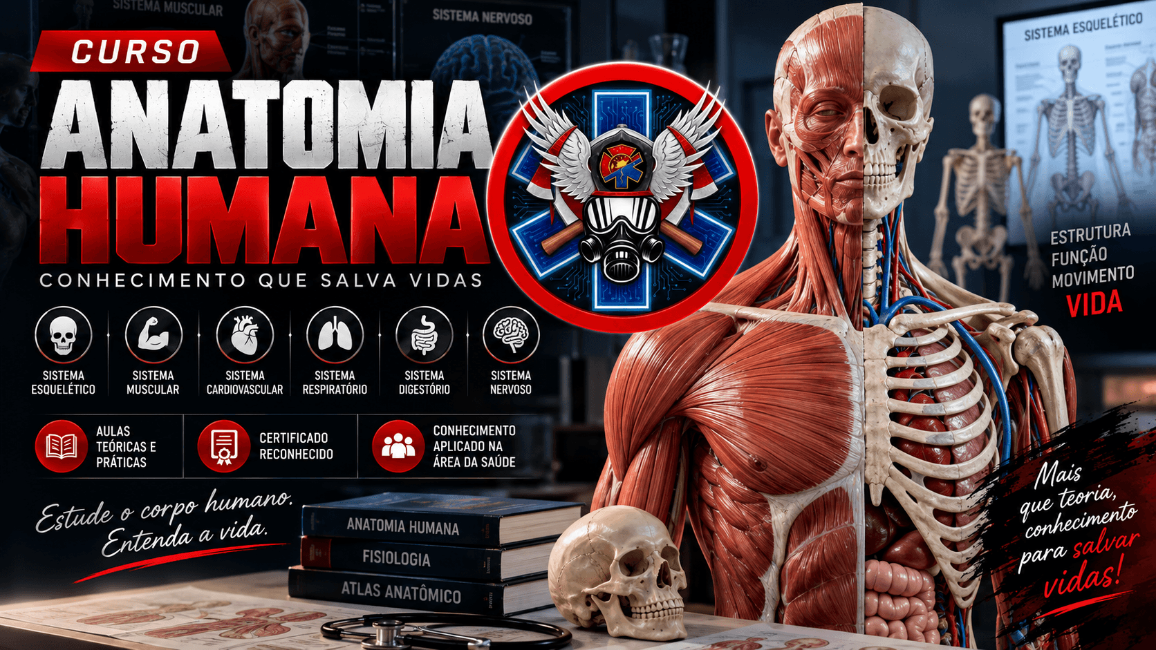 Apresentação do curso CURSO DE ANATOMIA HUMANA